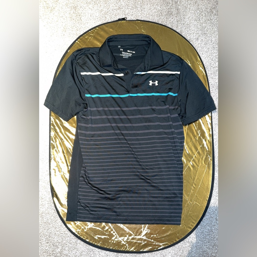 Under Armour Black Playoff Polo